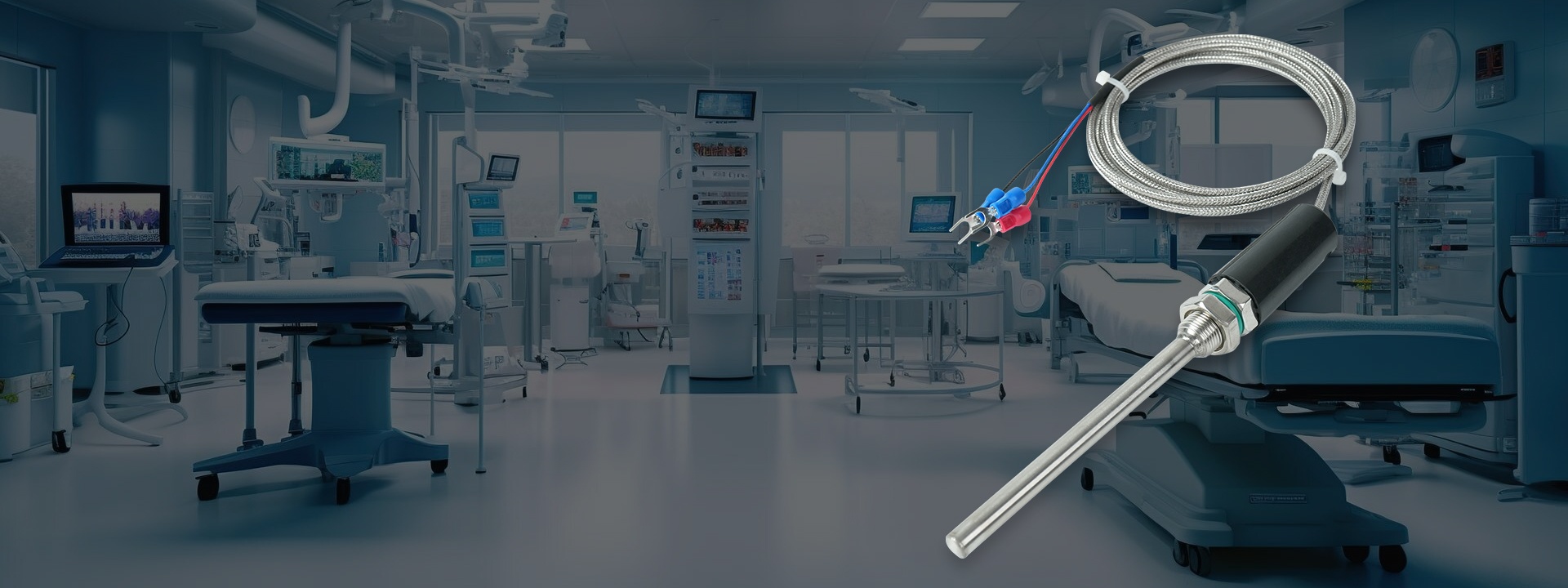 PT100 Stainless<br/>  Steel Waterproof <br/>  Temperature Probe